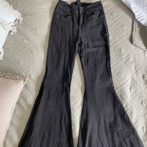 Free People black flare pants. Worn once. Like new